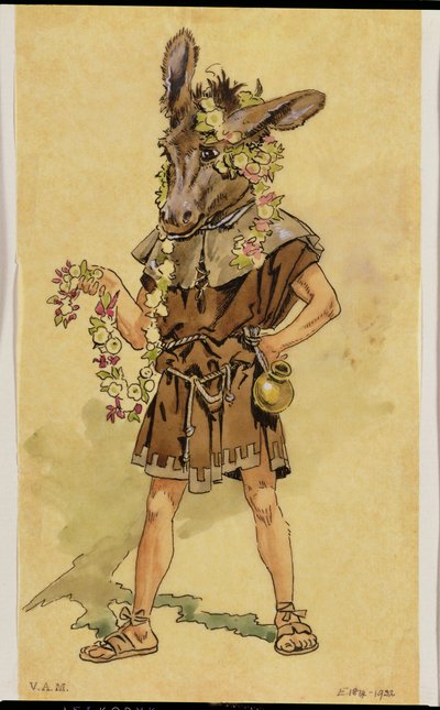 Bottom, costume design for A Midsummer Night